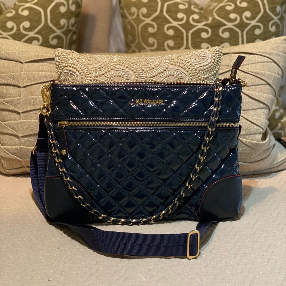 MZ Wallace Dawn Laquer Crosby Crossbody. Wore twice since purchased.